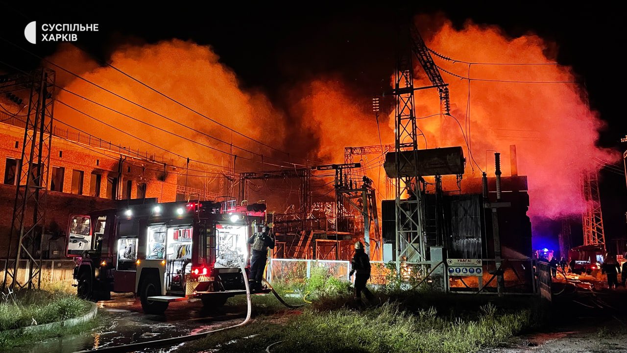 Ukrainian emergency services restore Kharkiv electricity grid after Russian strikes