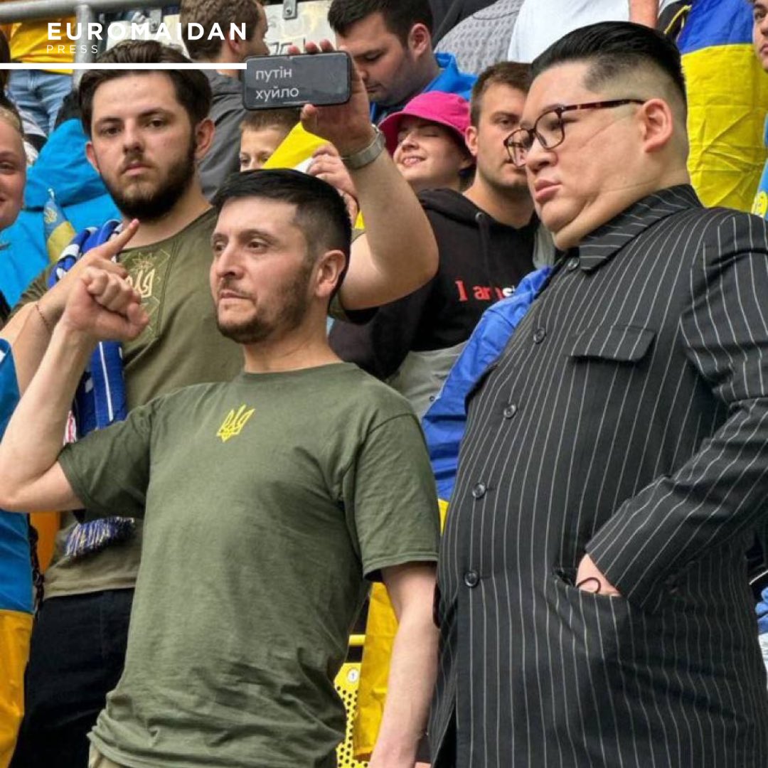 Zelenskyy & Kim Jong Un lookalikes at Euro 2024 match, Putin insult seen