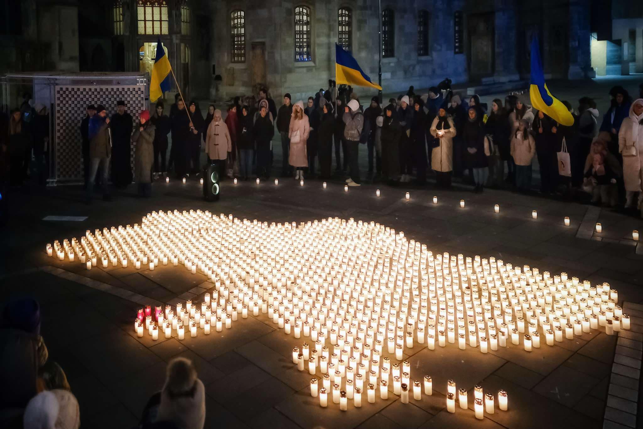 Ukrainian Embassy in Vienna shares support photo