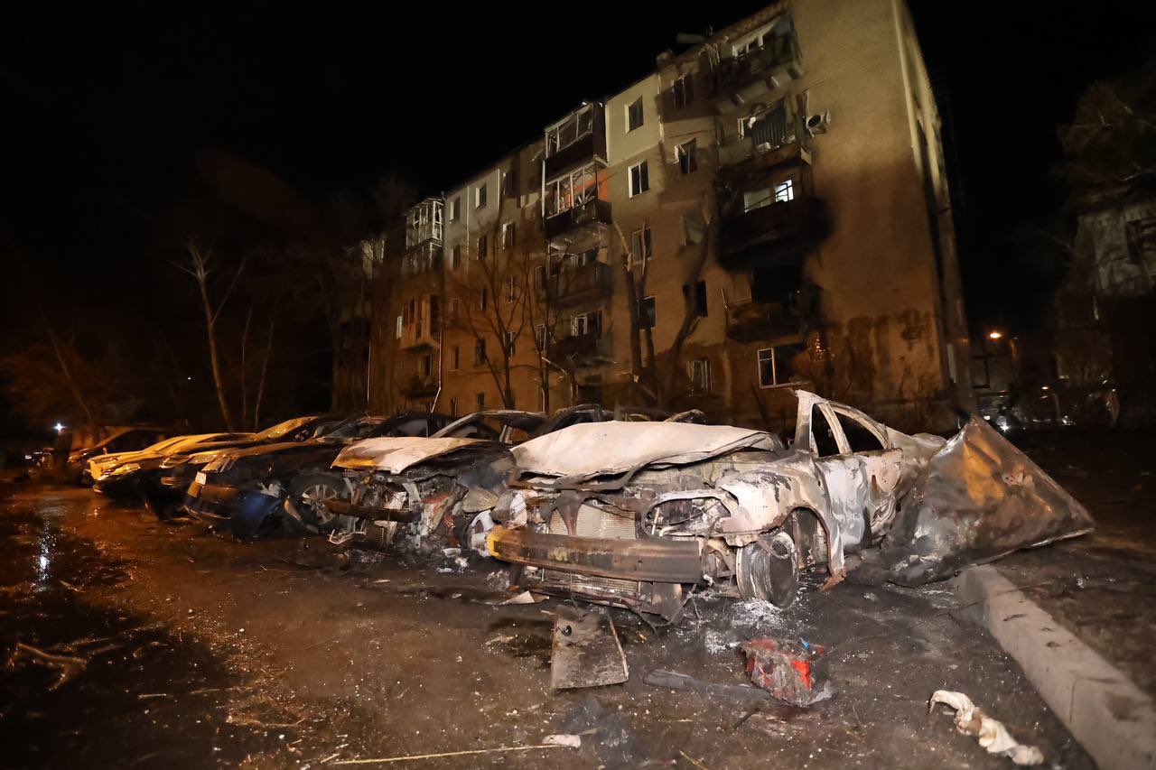 Post accusing Russia of burning civilians alive in Kharkiv at night