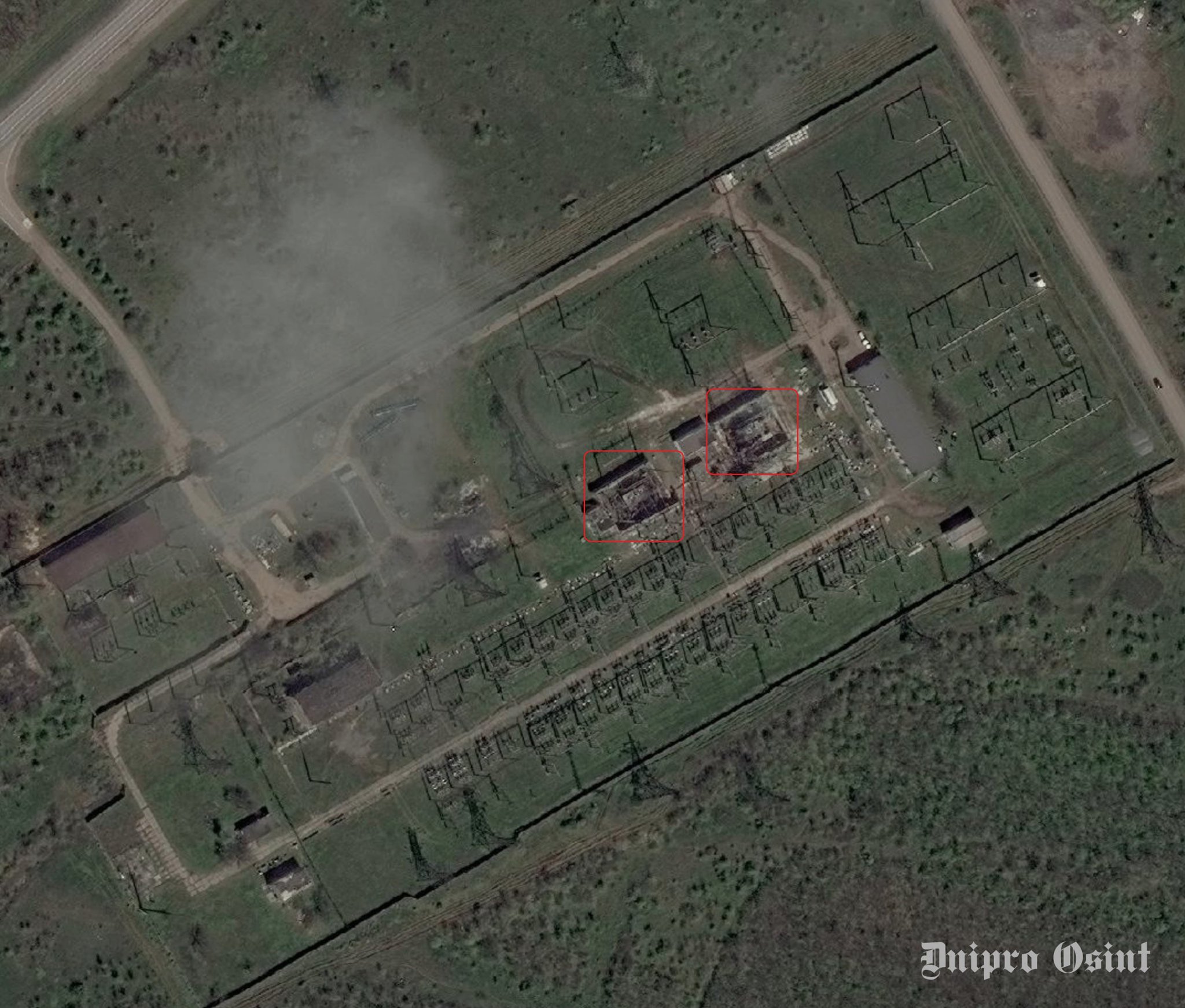 FP-2 Drones Destroy Both Transformers at Alchevsk 220kV Substation