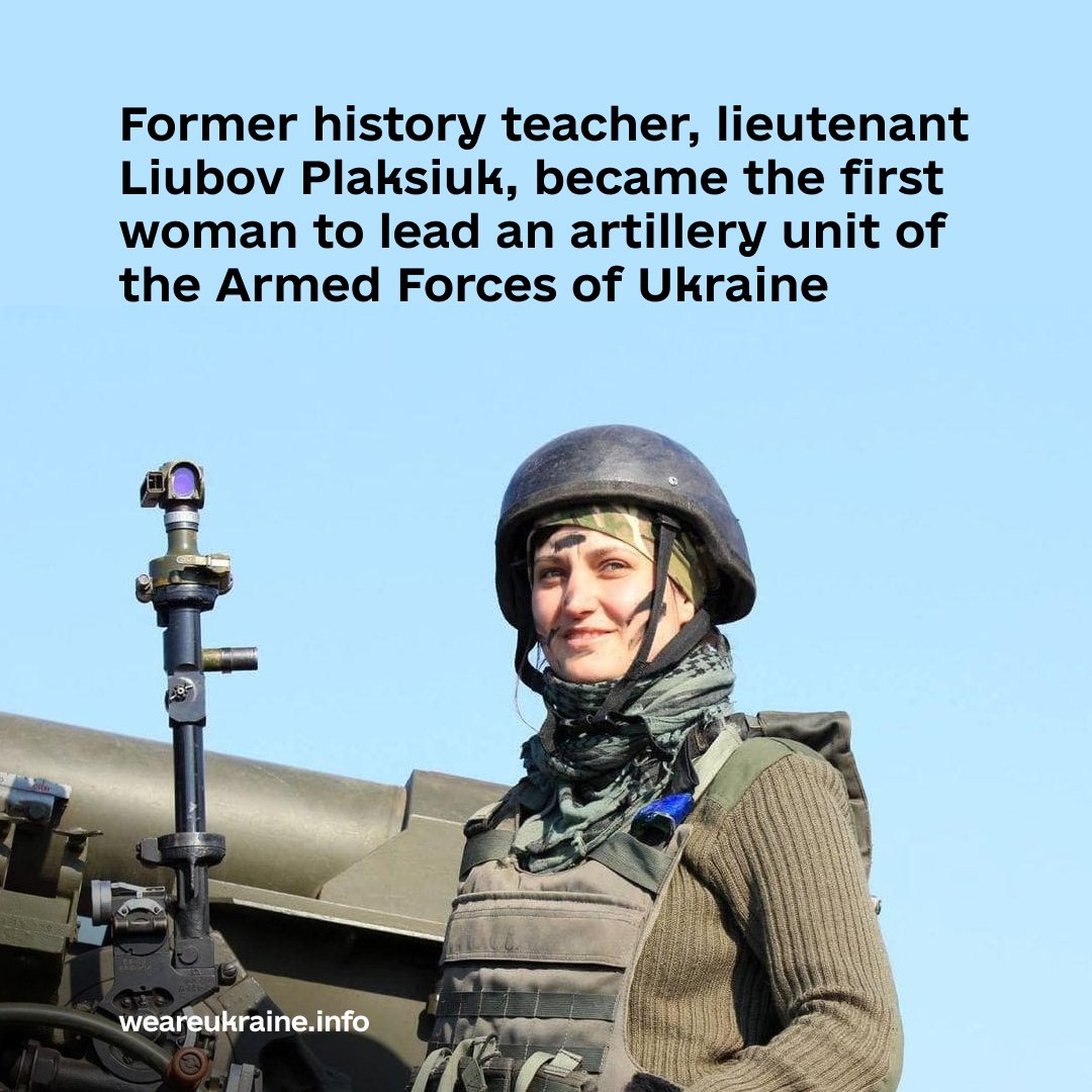 Liubov Plaksiuk serves in Ukrainian Armed Forces since 2016