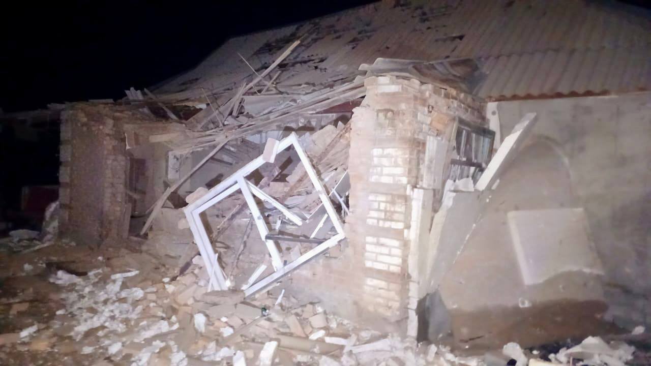 Russian fascists shell Nikopol over 100 times in one night