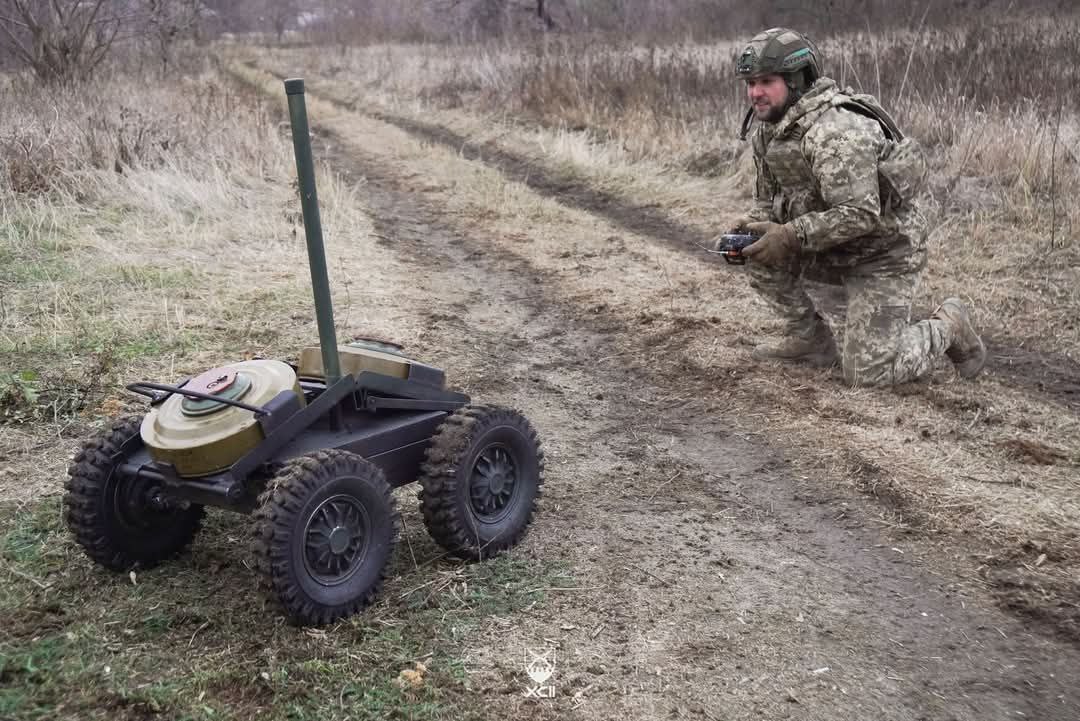 Engineers mine approaches and save wounded with drones Tarhan and Volya-E