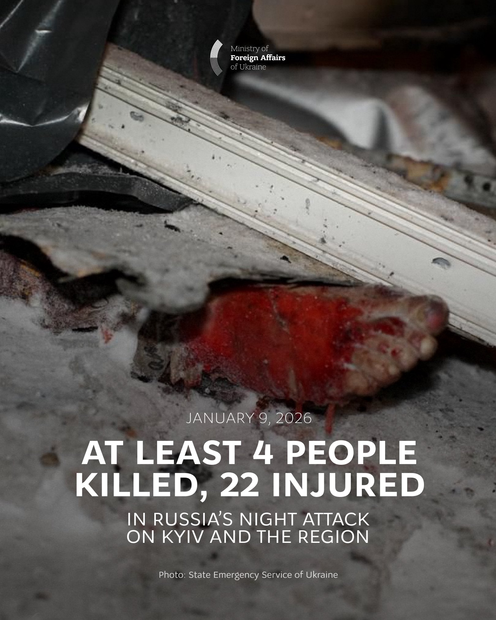 Russia kills four, injures 22 in Kyiv overnight attack