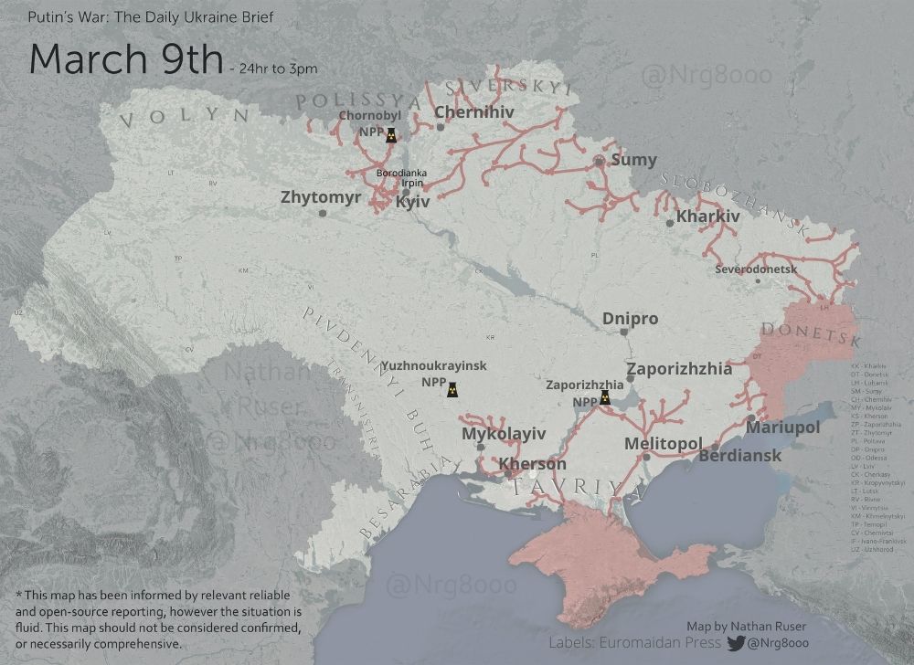 Russia encircles Kyiv, uses conscripts; Ukraine fights in southeast