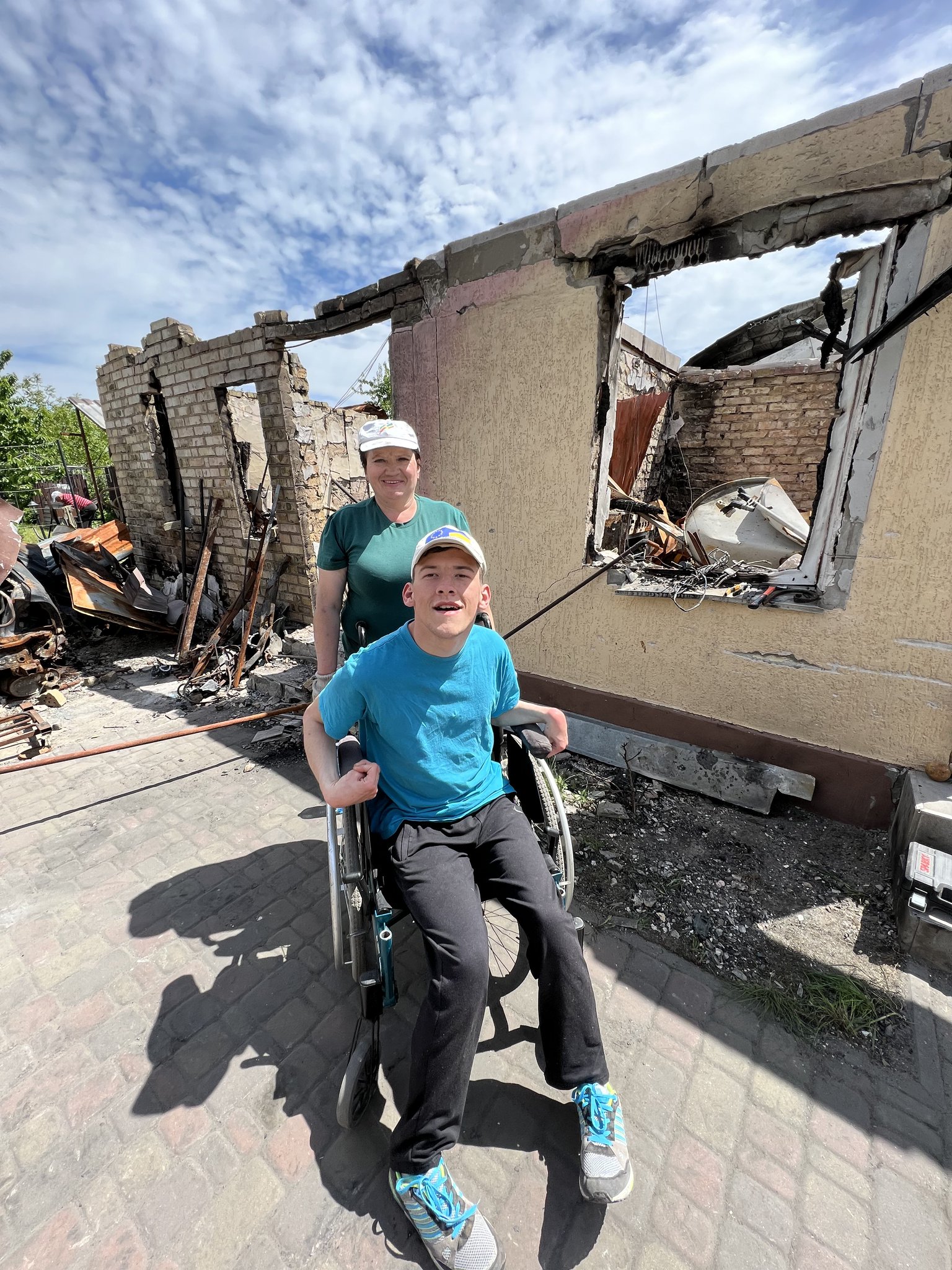 Luda and Bogdan remain hopeful despite horrors, rebuilding.