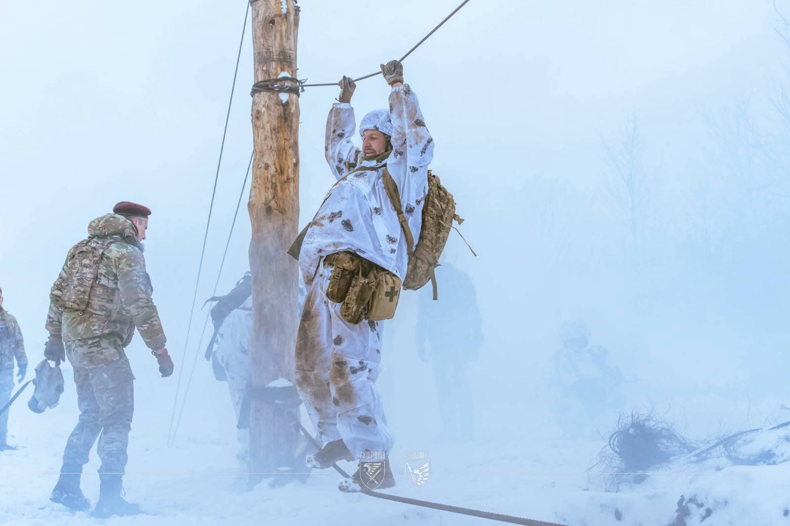 Warriors Overcome Obstacle Course in Extreme Winter Conditions