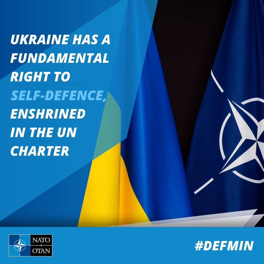 NATO supports Ukraine’s right to self-defence under UN Charter