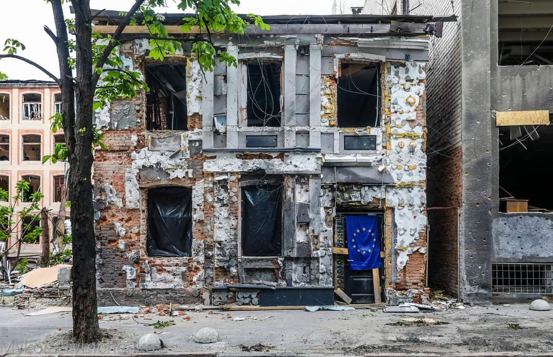 Ukrainians defend democratic European values in Kharkiv, May 2022