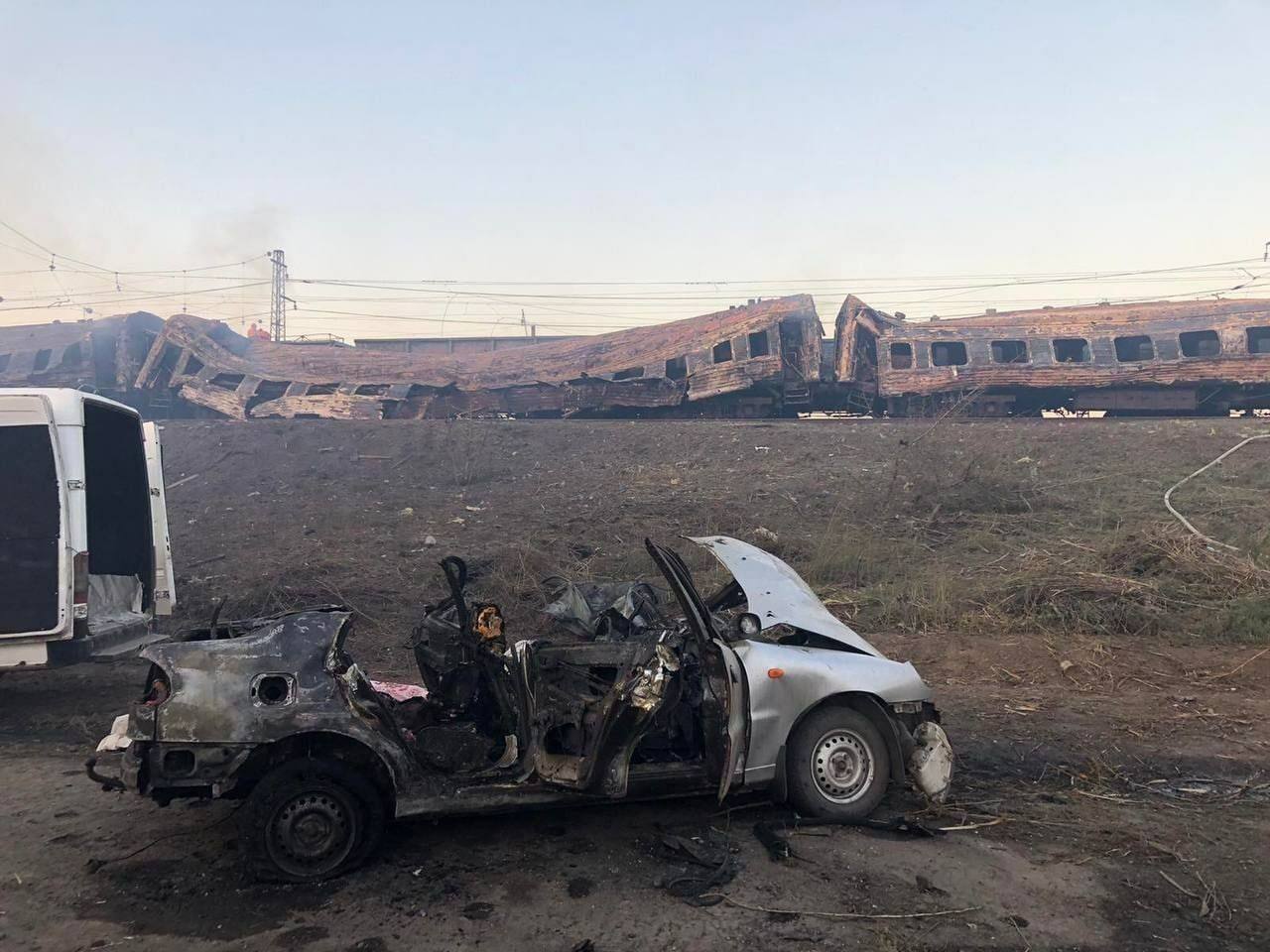 Russia launched 8 missiles at Chaplyne village, killing 25