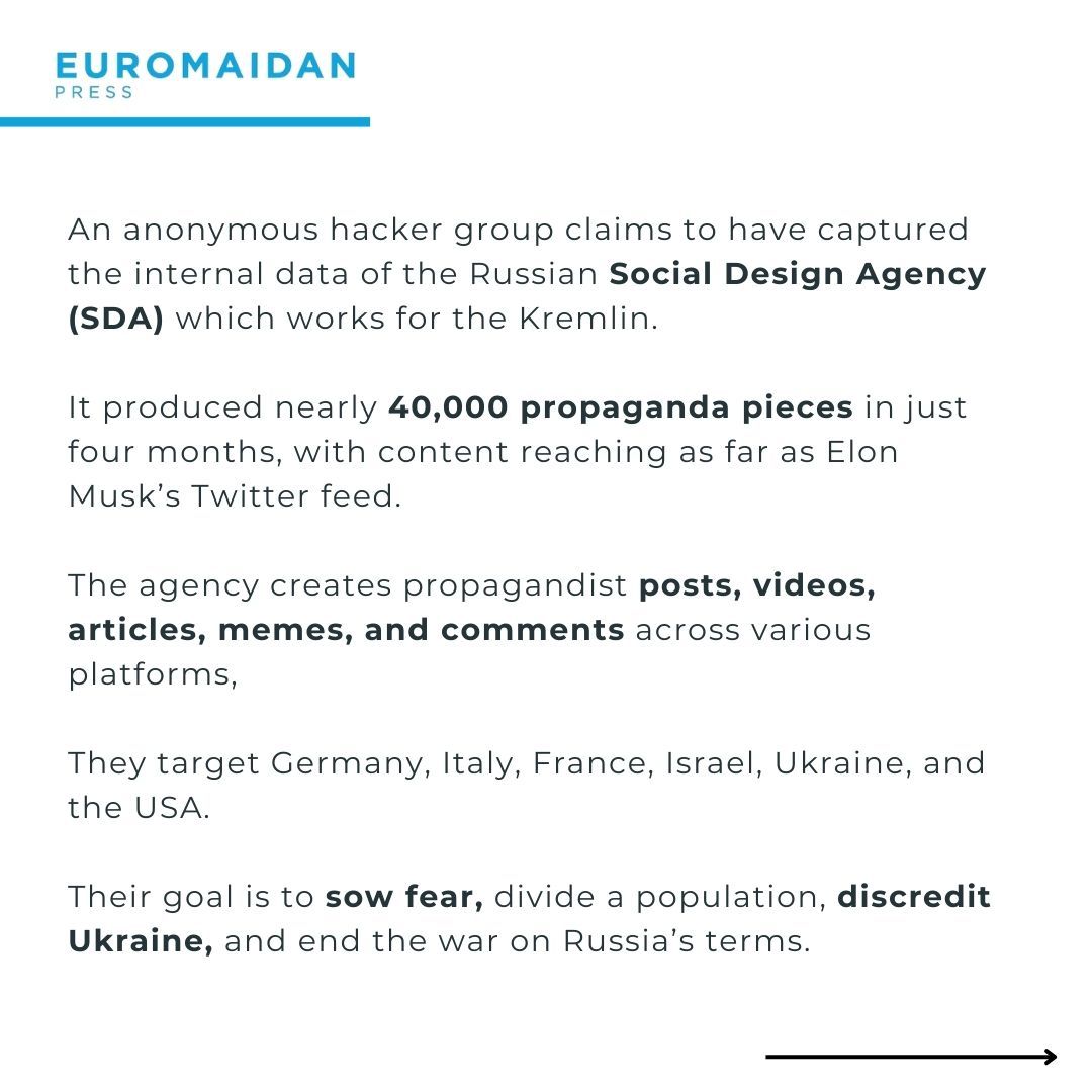 Investigation exposes Russian propaganda organization SDA disinformation operations