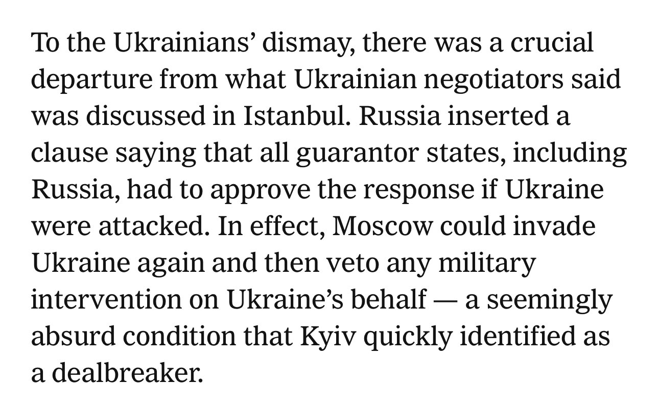 Putin demanded veto power over Ukraine support in 2022