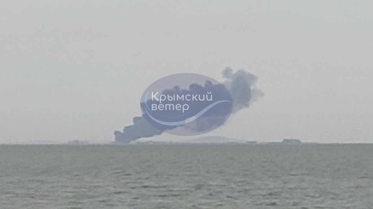 Ukrainian strike hits Russian ferry with fuel in Port Kavkaz