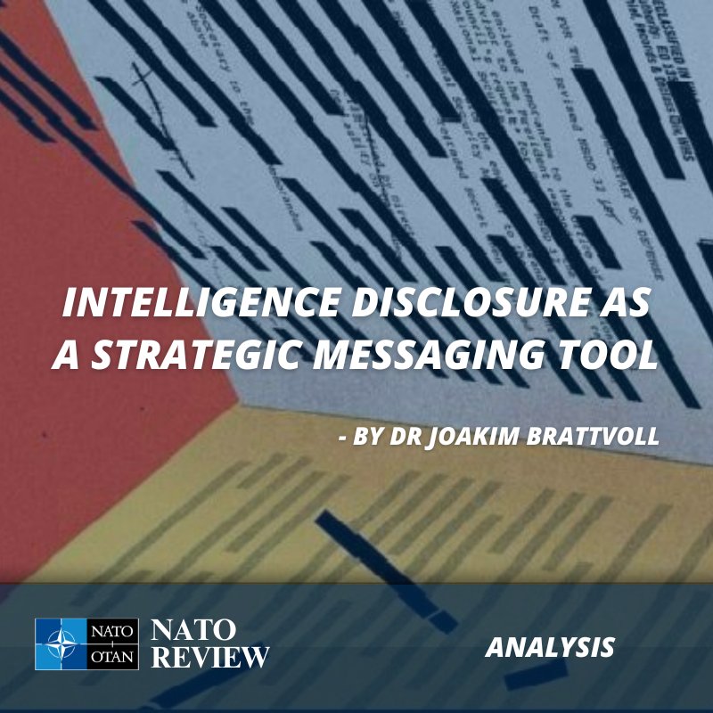 NATO Review: intelligence disclosures role before Russia’s Ukraine invasion