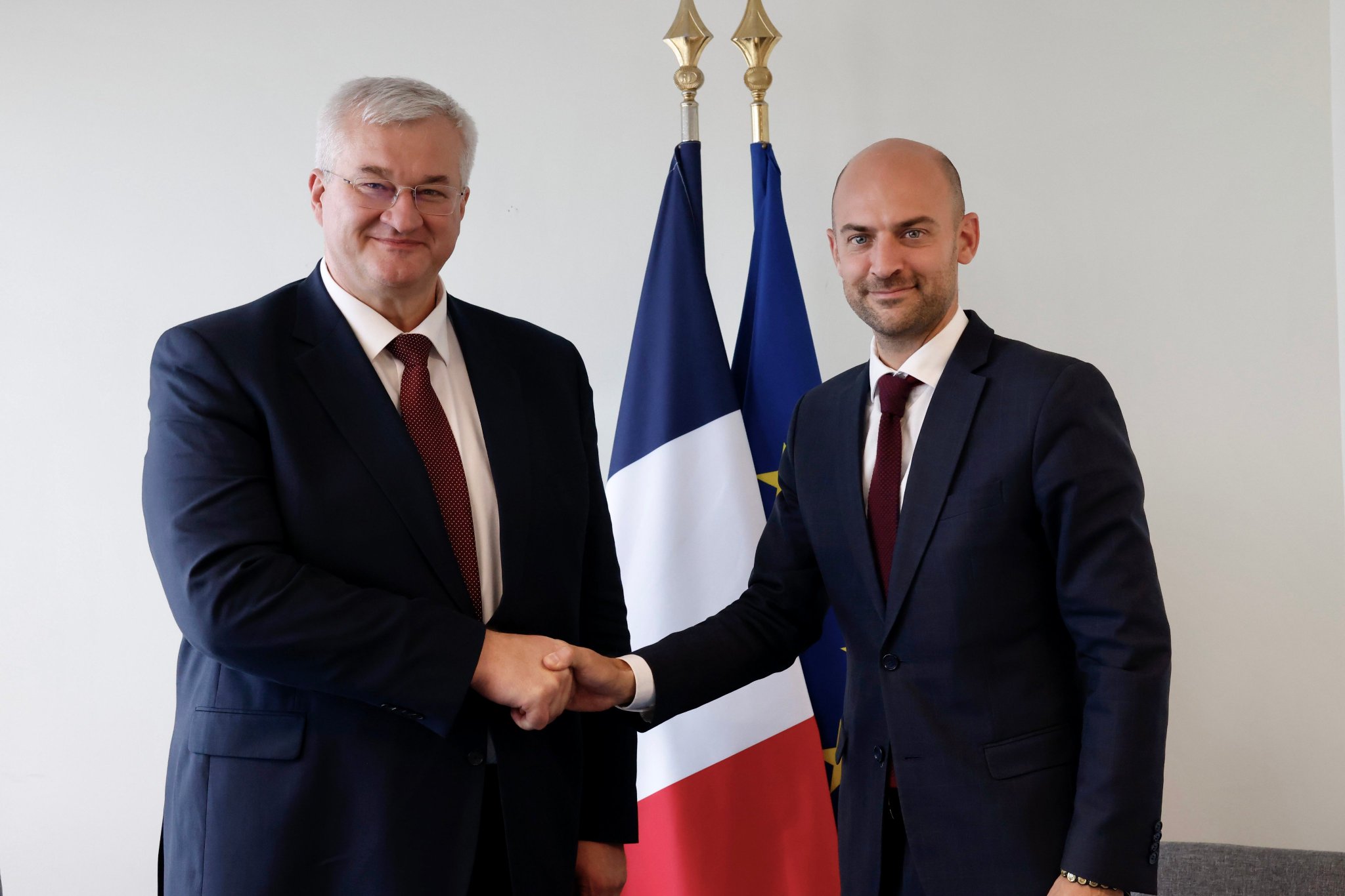 Meeting of France and Ukraine ministers in New York