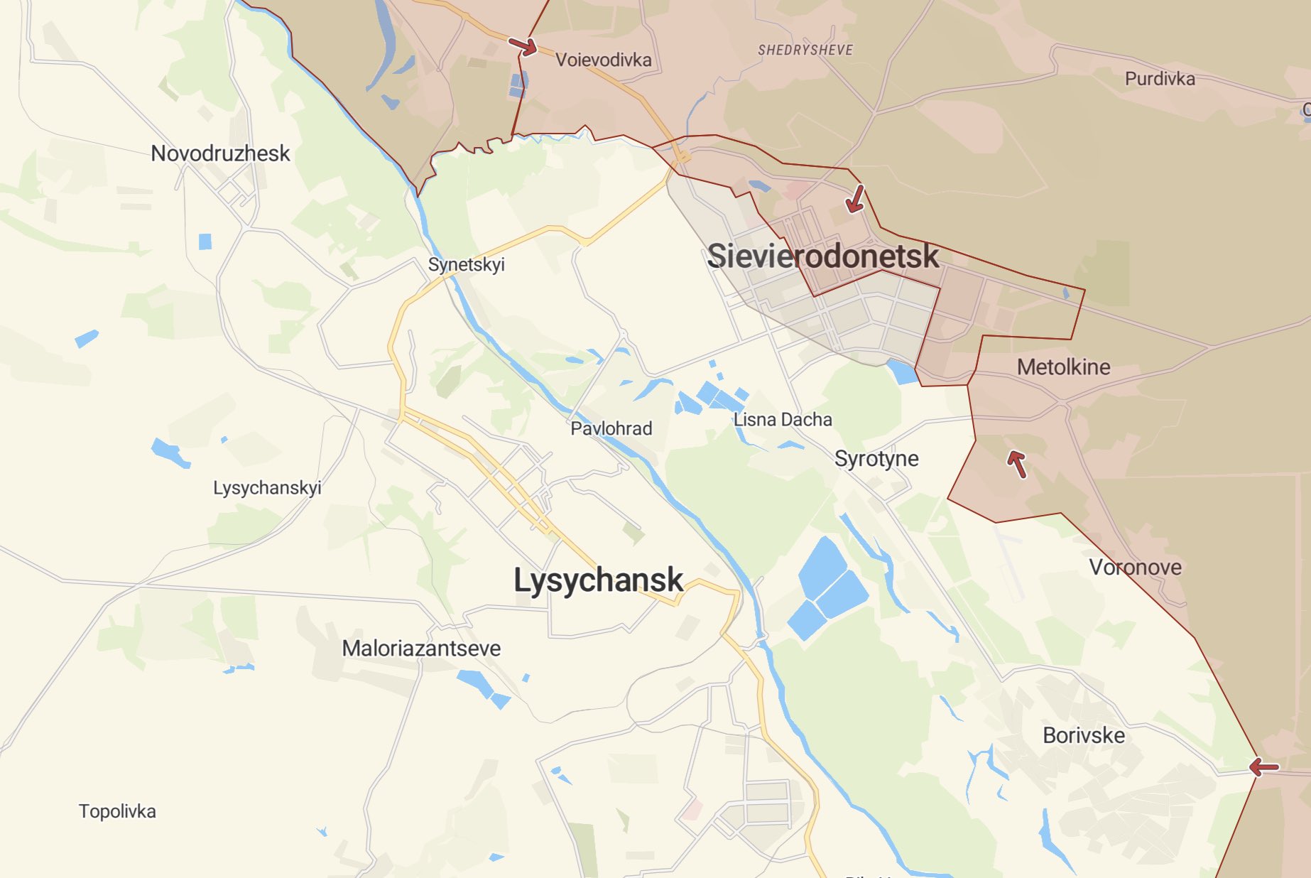 Russian forces advance in Sievierodonetsk, Ukrainians retreat to Lysychansk