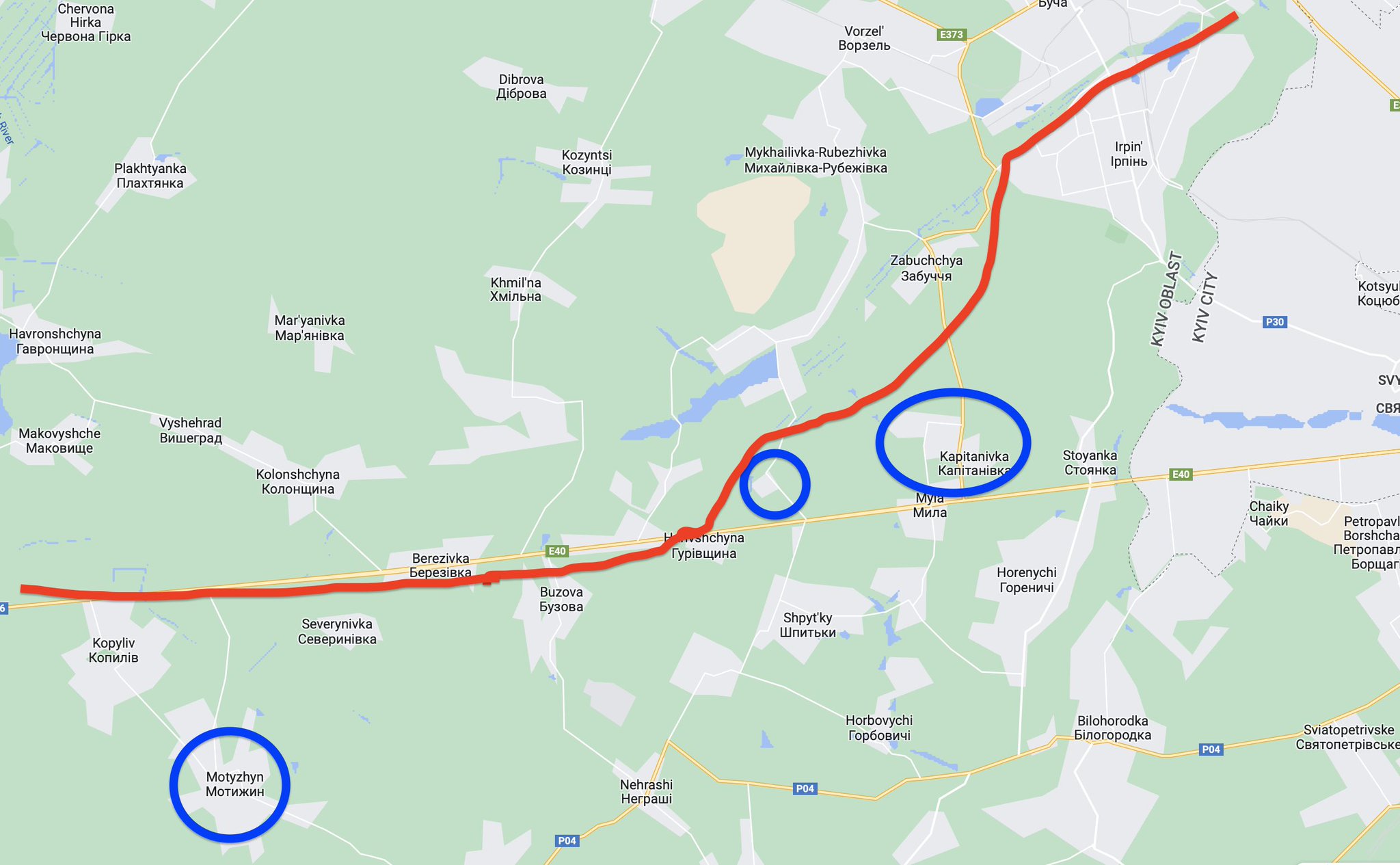 Ukrainian forces advance west of Kyiv, retake multiple towns