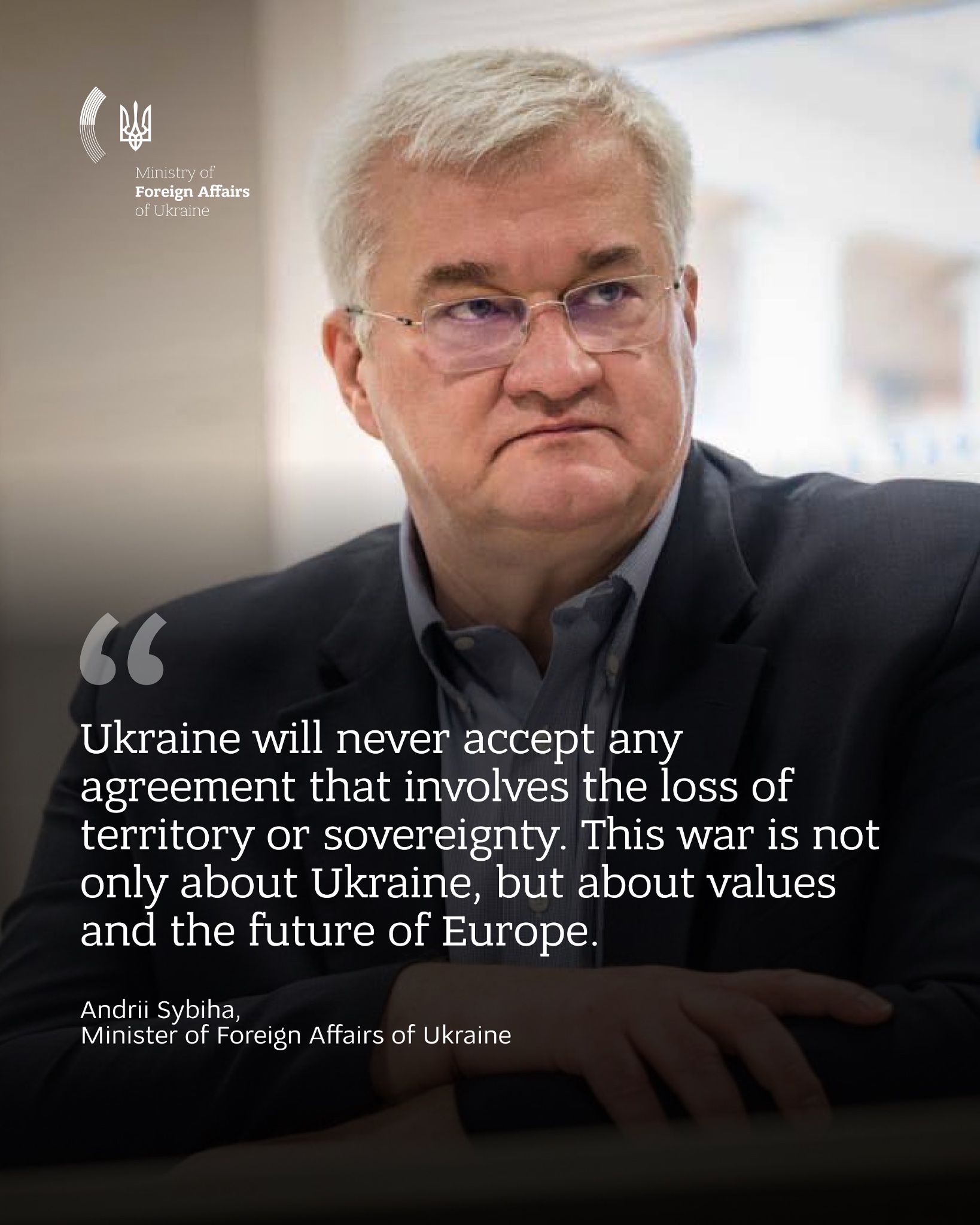 Ukraine calls for higher Russia aggression cost, stronger air defense, weapons funding