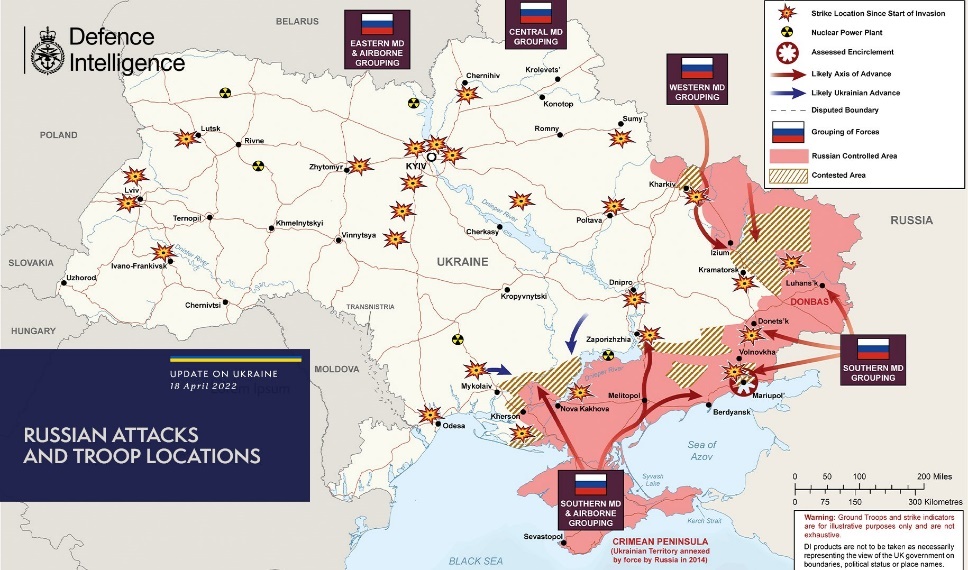 Russian military ready for eastern offensive; Ukraine repels attacks