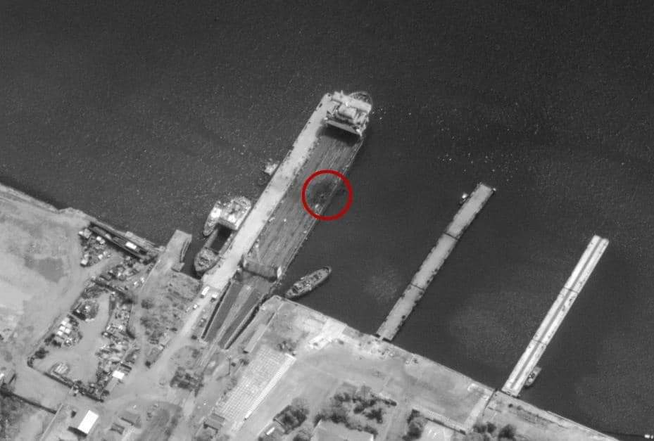 Ukrainian defense forces strike Kerch ferry crossing