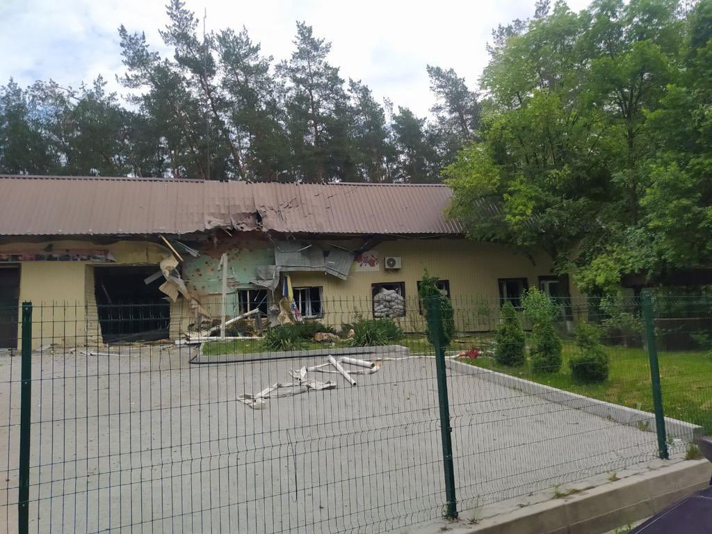 Russian forces target firefighter station in Svyatohirsk to deny aid
