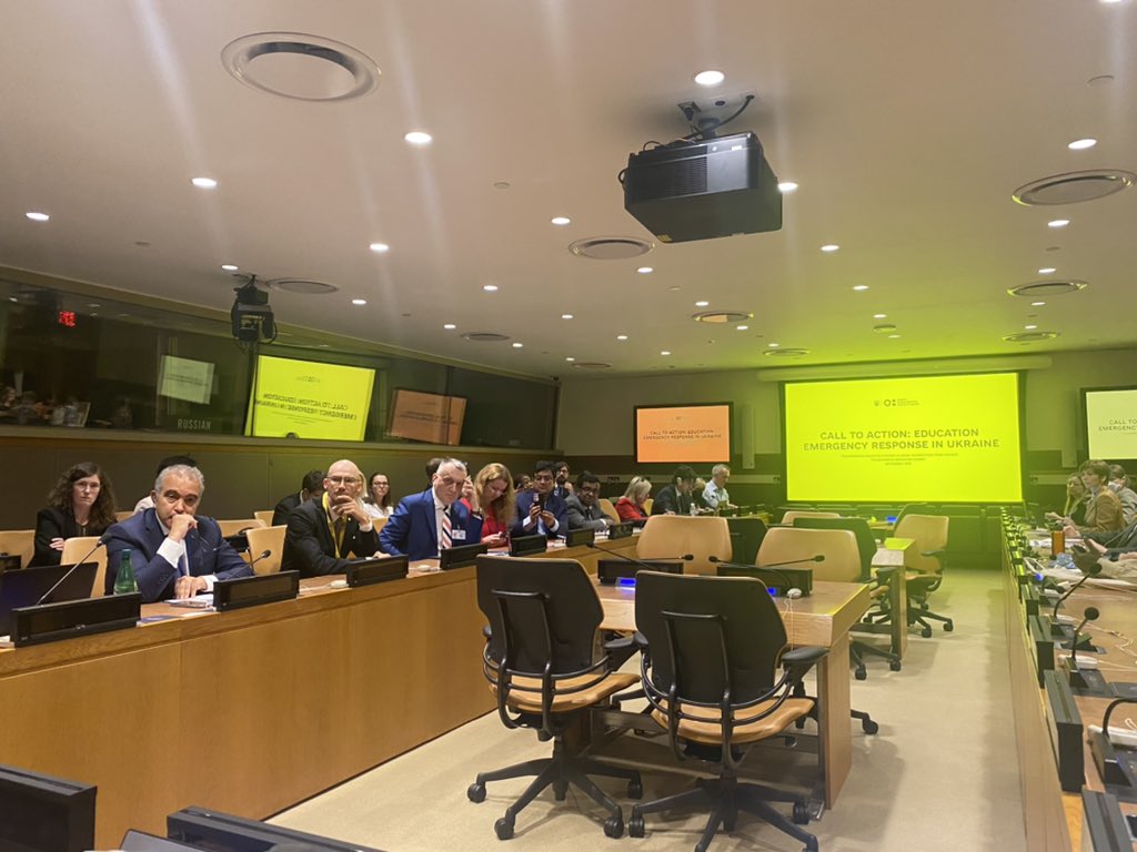 Chairing UN session on Ukrainian education during war, calls for support