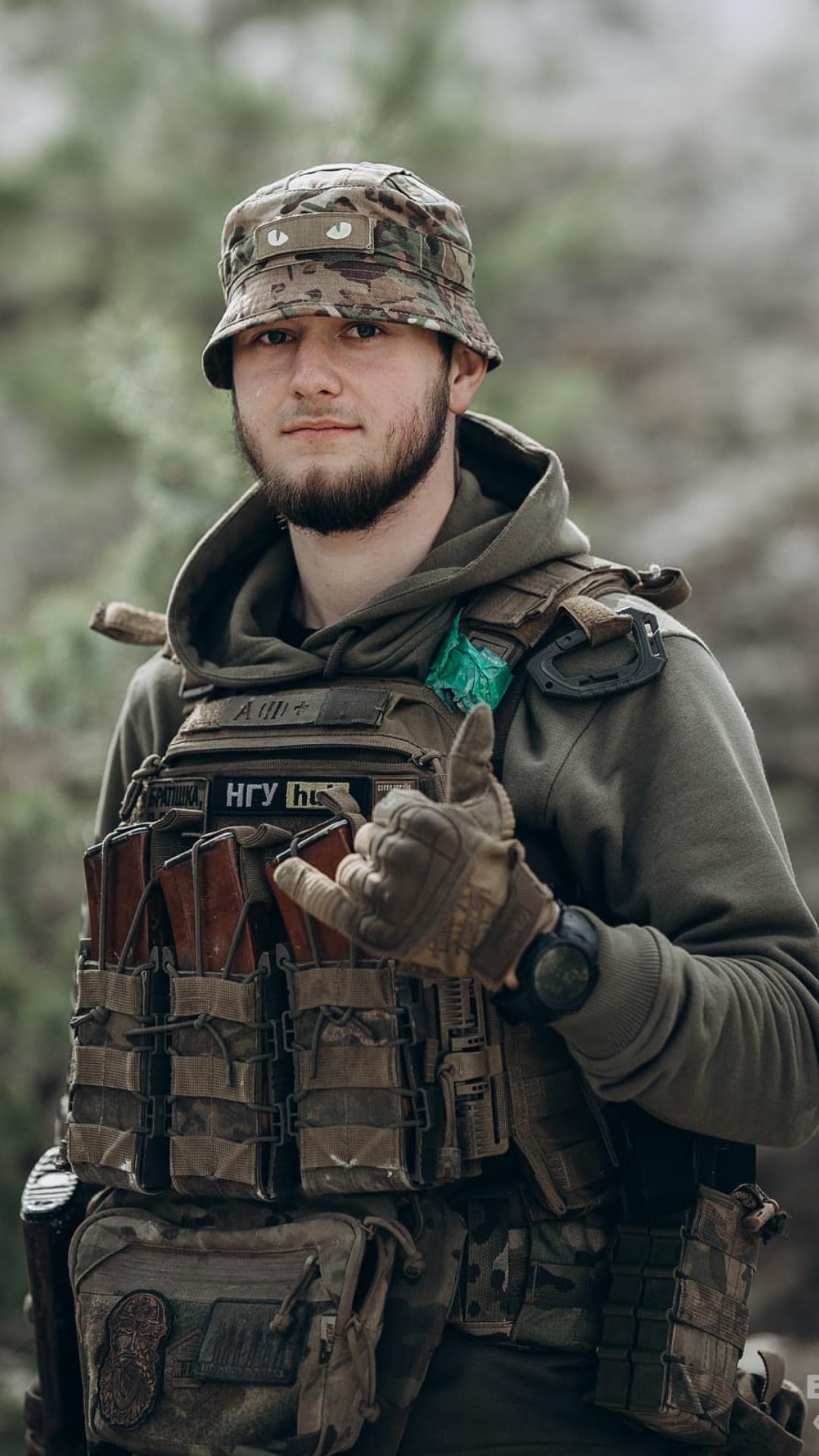 Support and encouragement for Ukrainian defenders