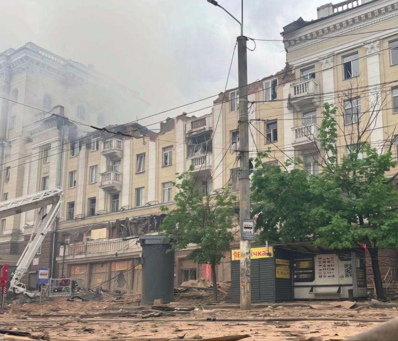 Russian missile strikes Dnipro residential building, killing child, injuring 15