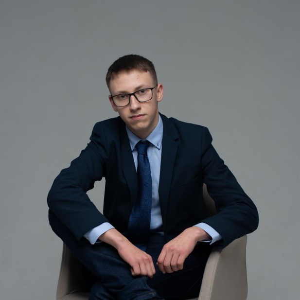 Dmytro, a cybersecurity student, self-learns during shelling in Sumy