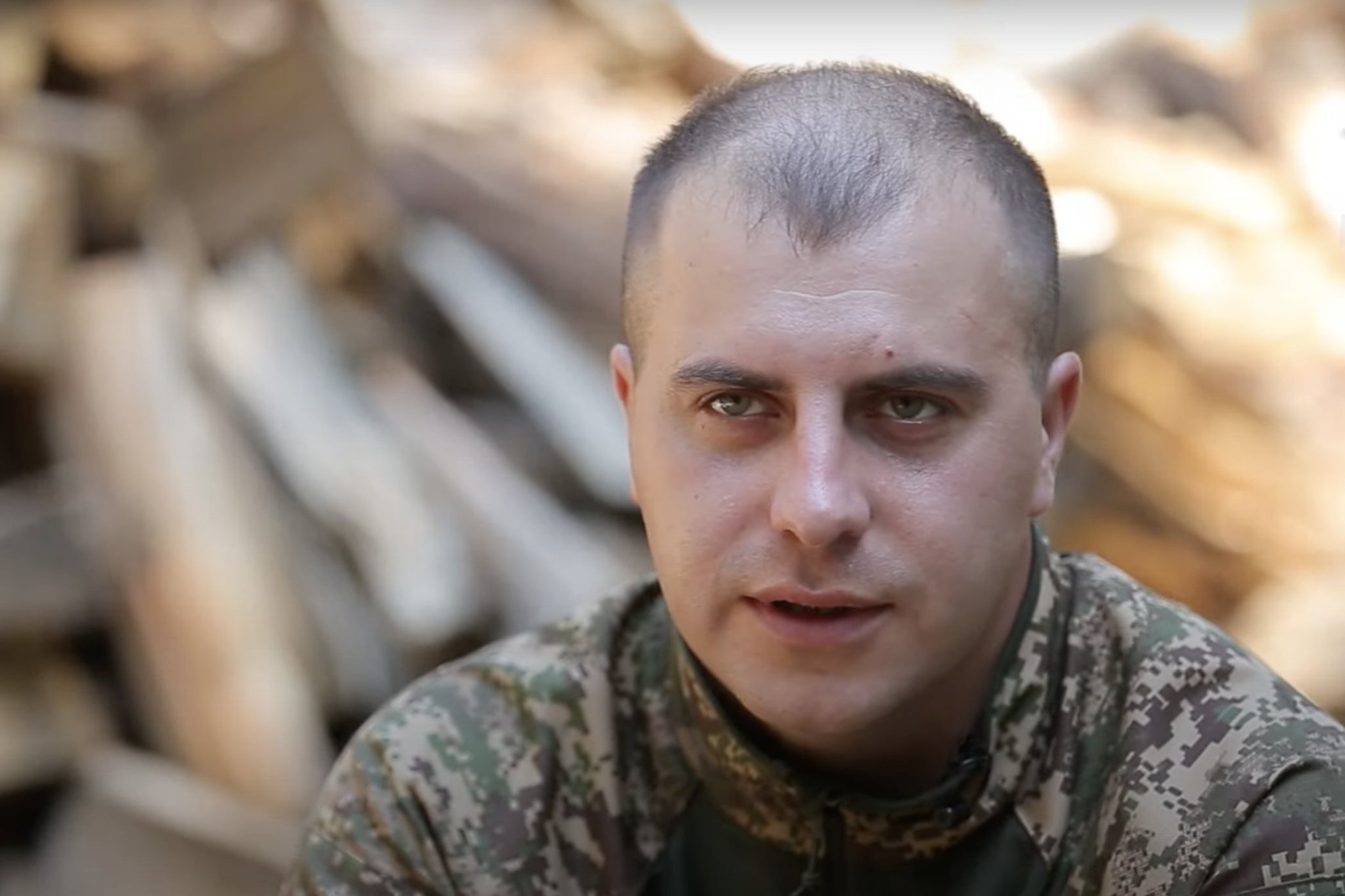 Heroic actions of National Guard soldier Krava