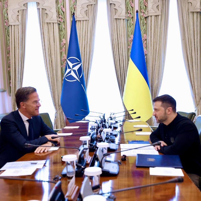 Mark Rutte visits Kyiv, pledges continued NATO support to Ukraine