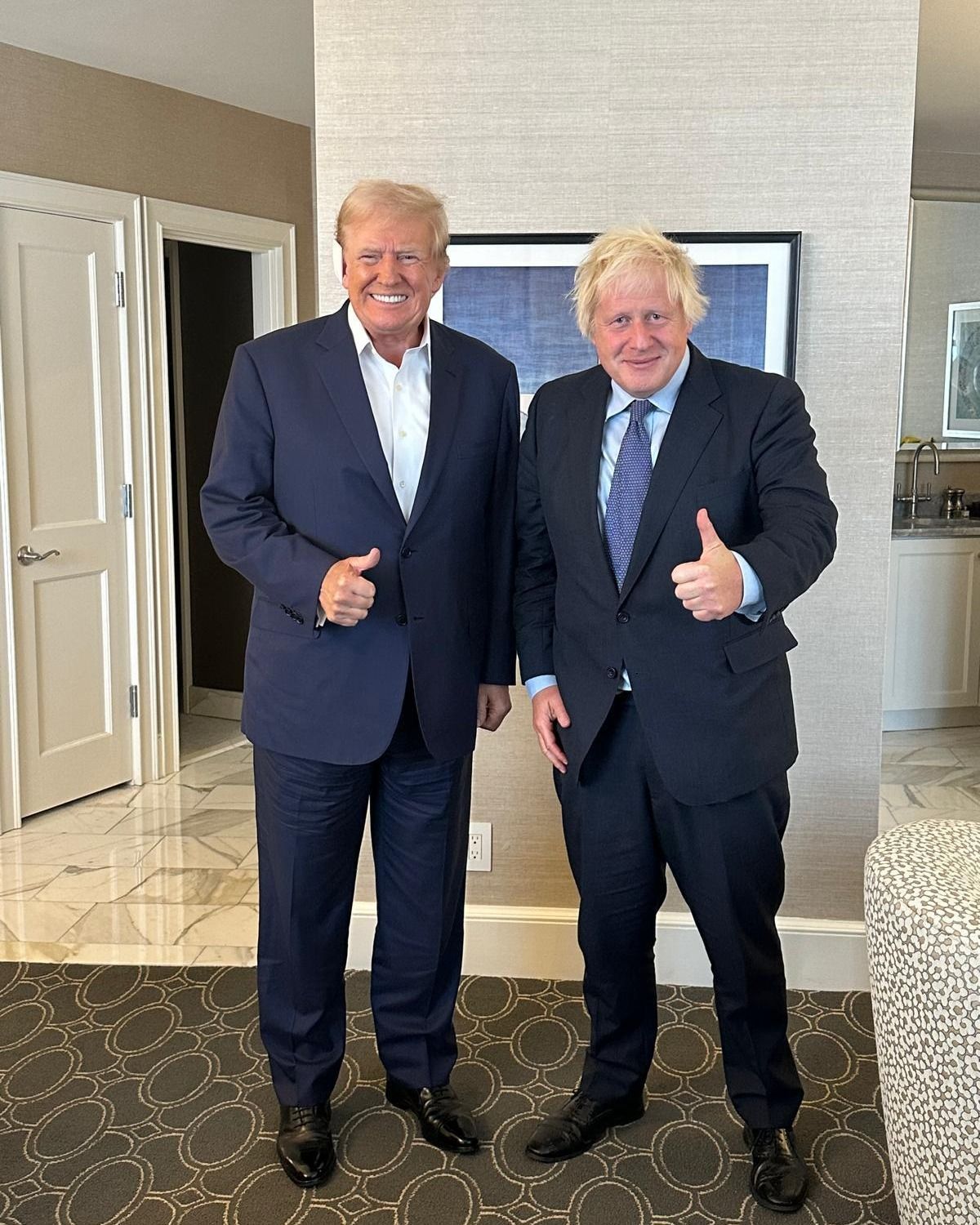 Johnson et Trump discutent du soutien à l’Ukraine