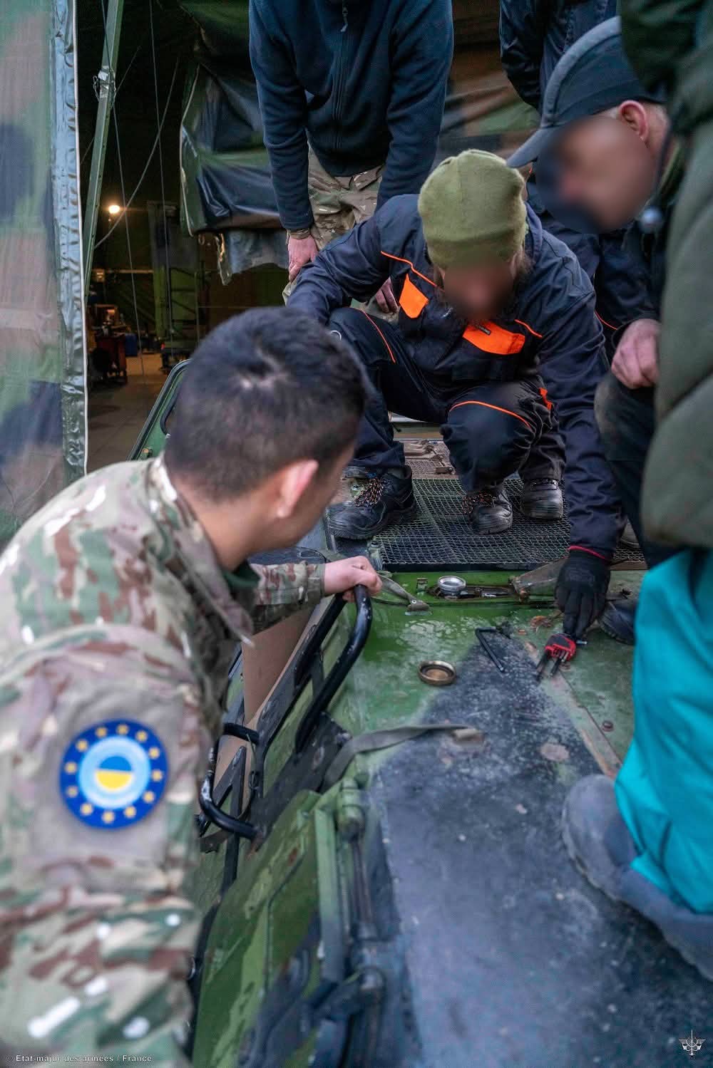 Ukrainian soldiers train in Poland under EUMAM Ukraine mission
