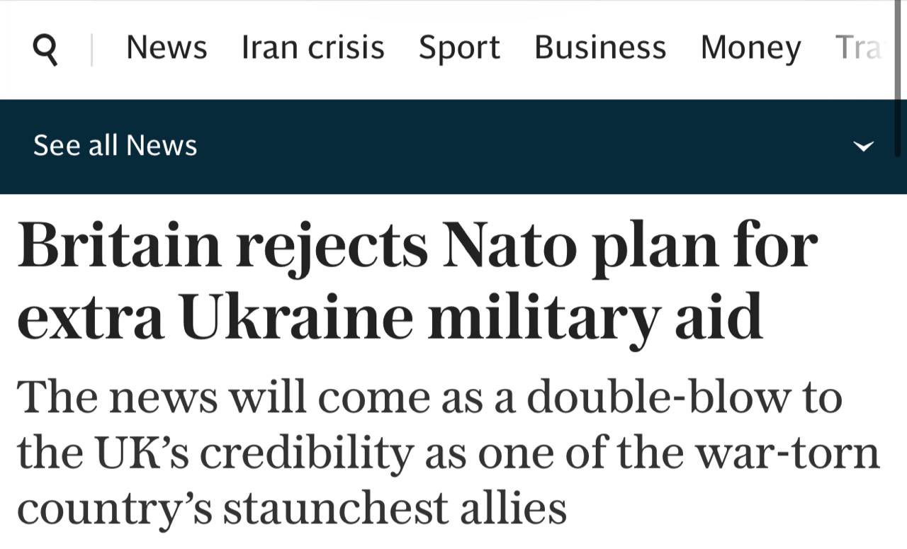 Five NATO countries block Rutte’s proposal for Ukraine aid