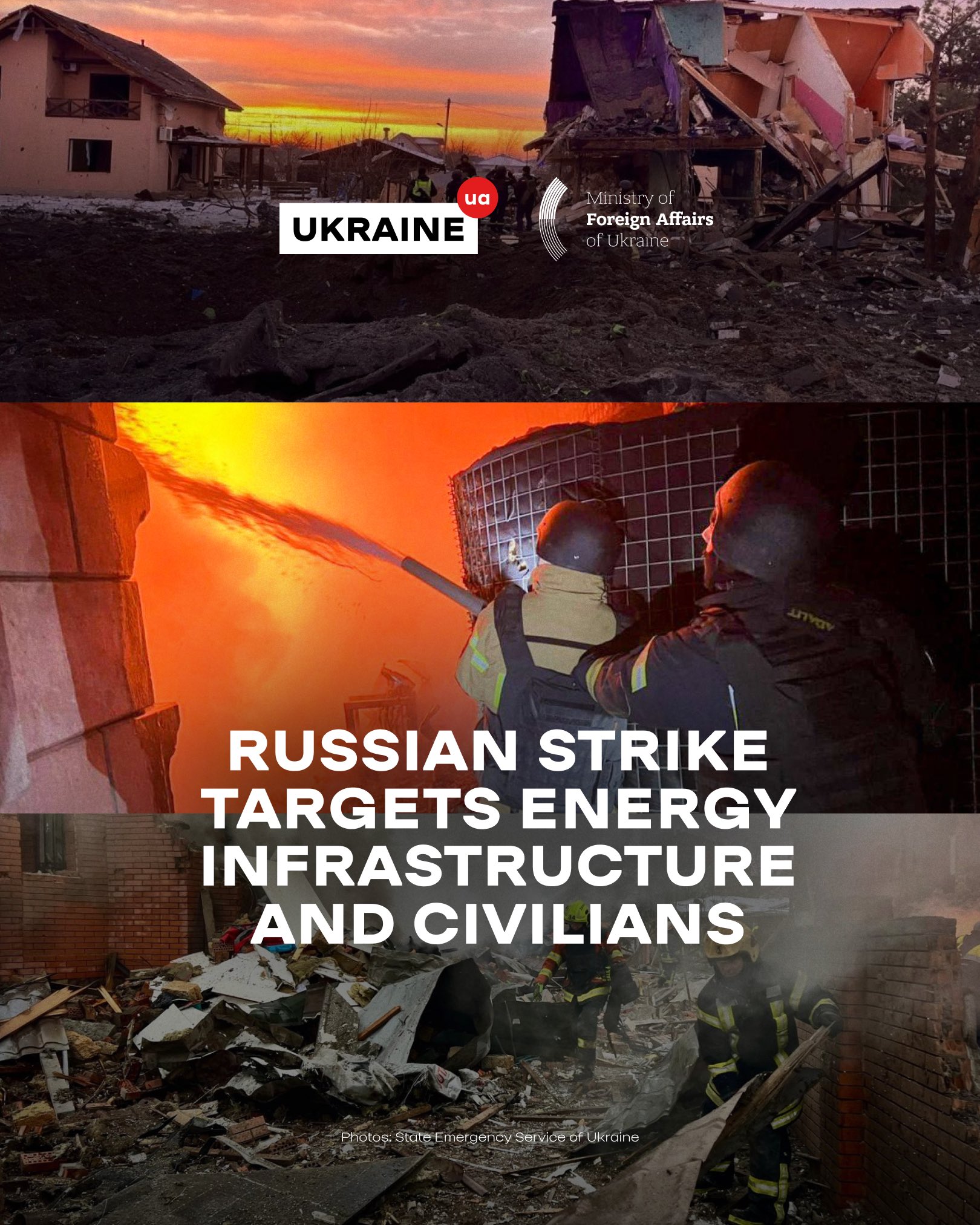 Russia attacks Ukraine with 300 drones and 50 missiles, hitting energy infrastructure