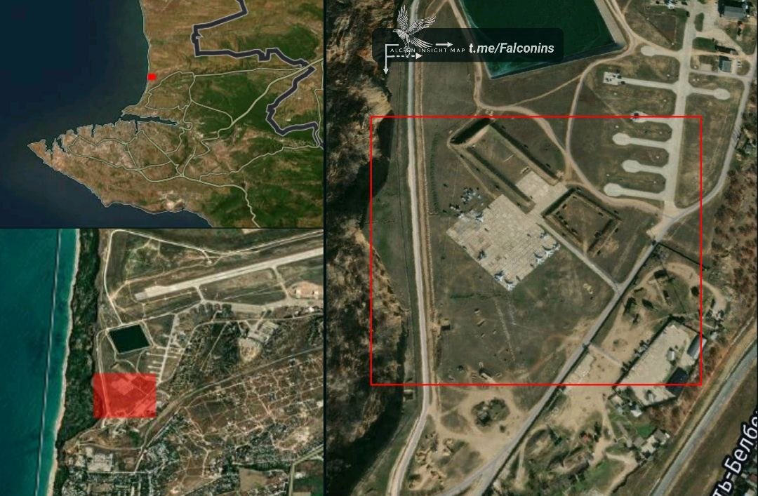 Night attack on Belbek airbase in Crimea