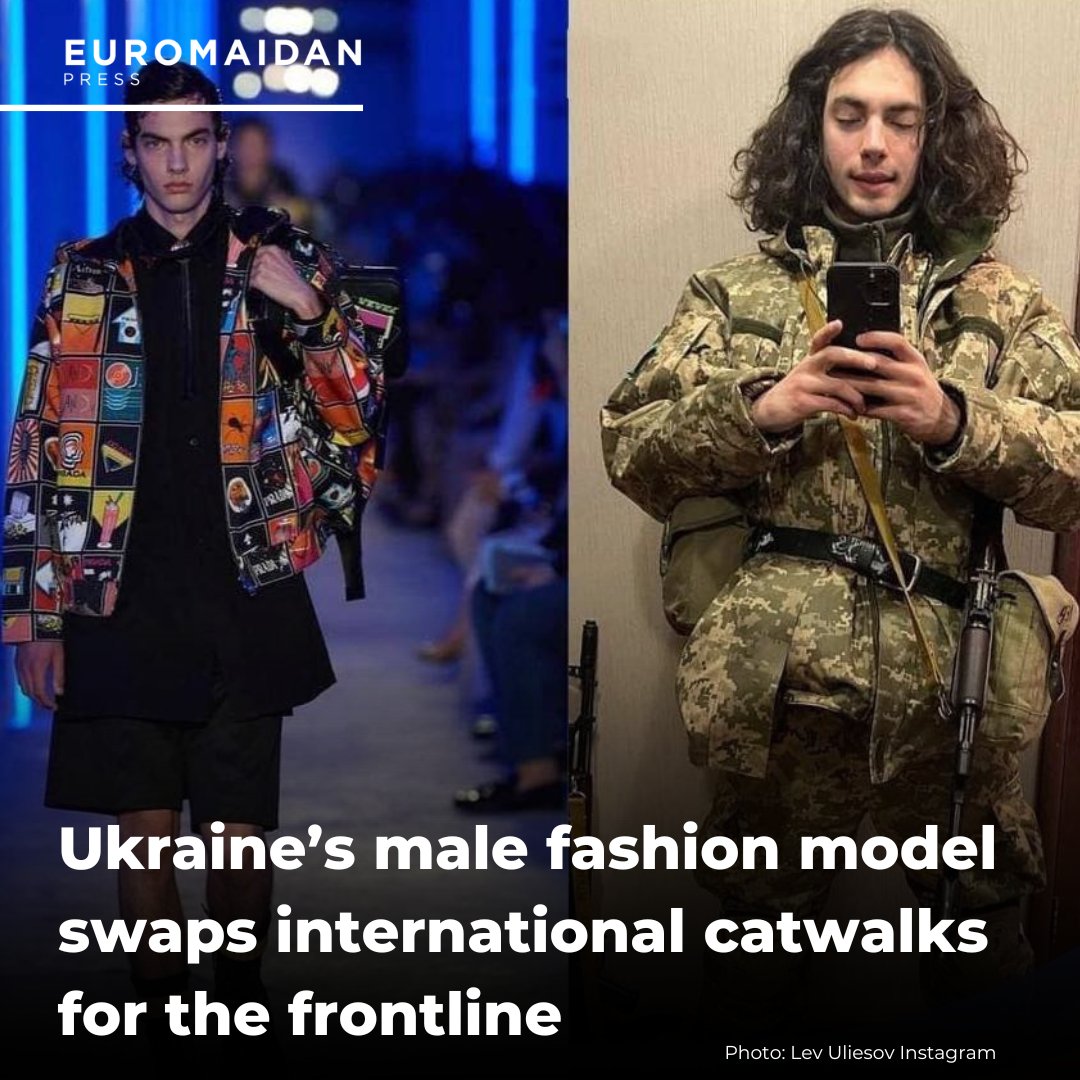 Top model Lev Uliesov joins frontline as medic