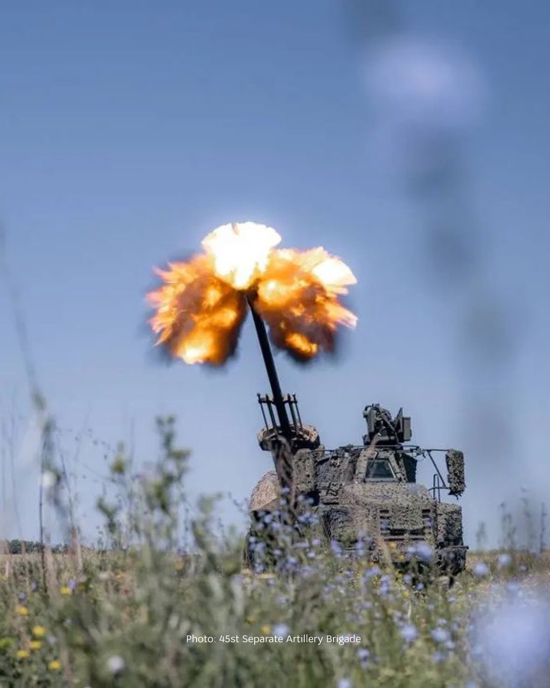 Ukrainian Field and Archer Artillery in Action for Peace