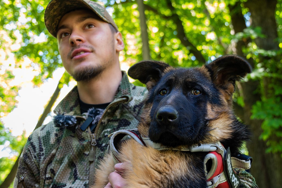 Cynologists of the 5th Slobozhanska Brigade in action