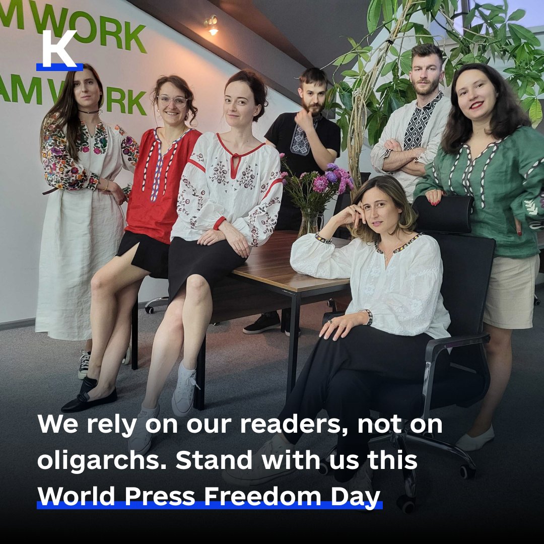 Kyiv Independent thanks readers on World Press Freedom Day for supporting the fight for truth.