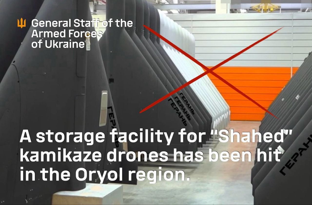 Ukraine hits Russian Shahed drone base with Storm Shadow missiles