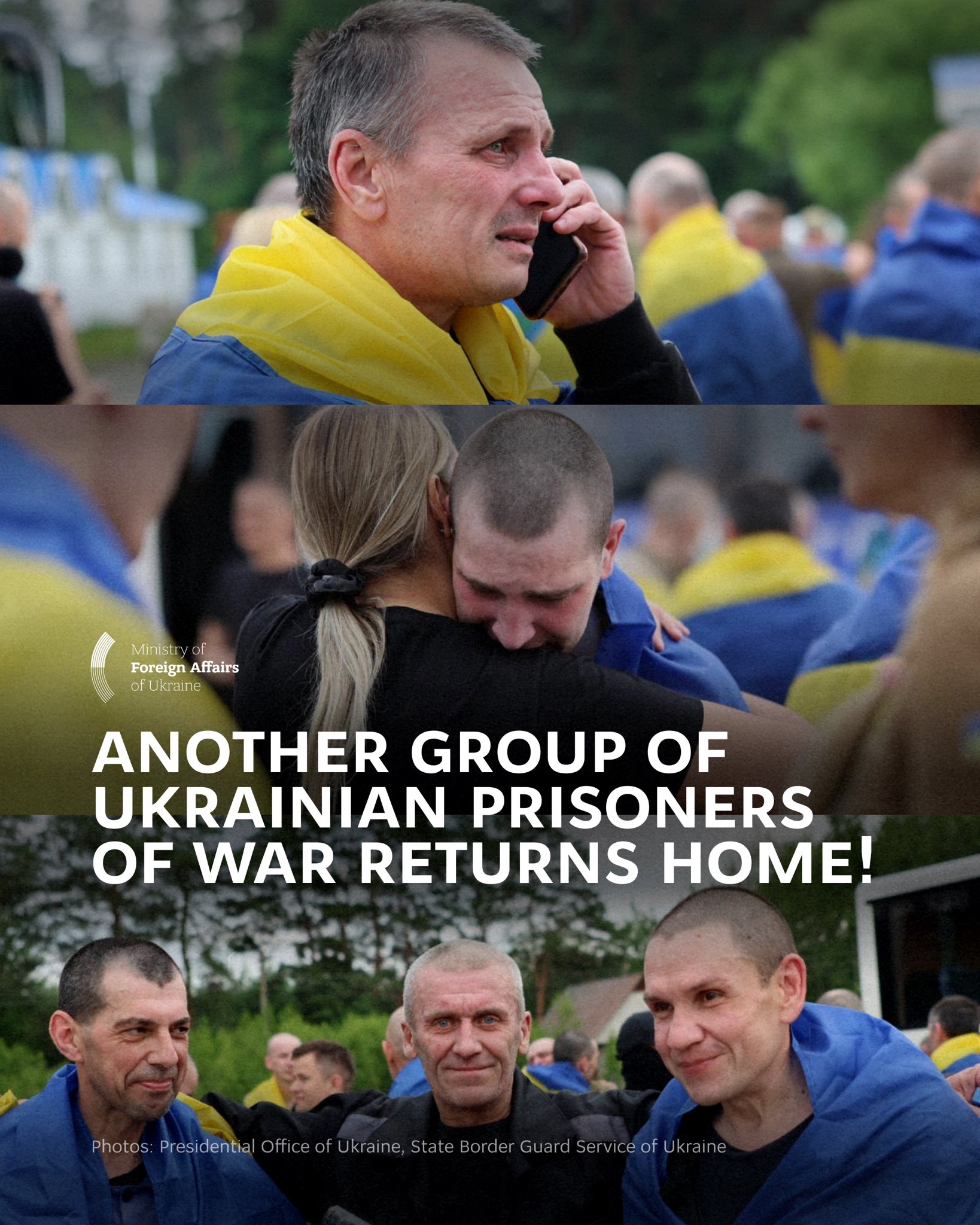 Ukraine welcomes back prisoners of war from Russian captivity