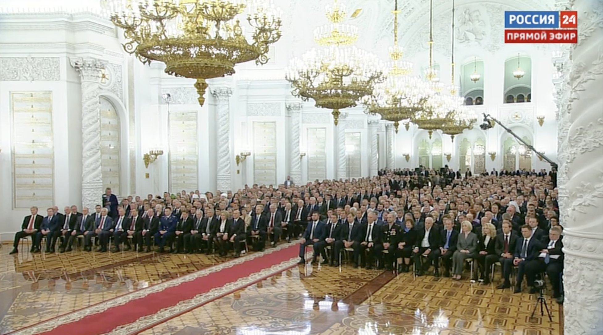 Annexation ceremony features threats and ceasefire insistence in speech