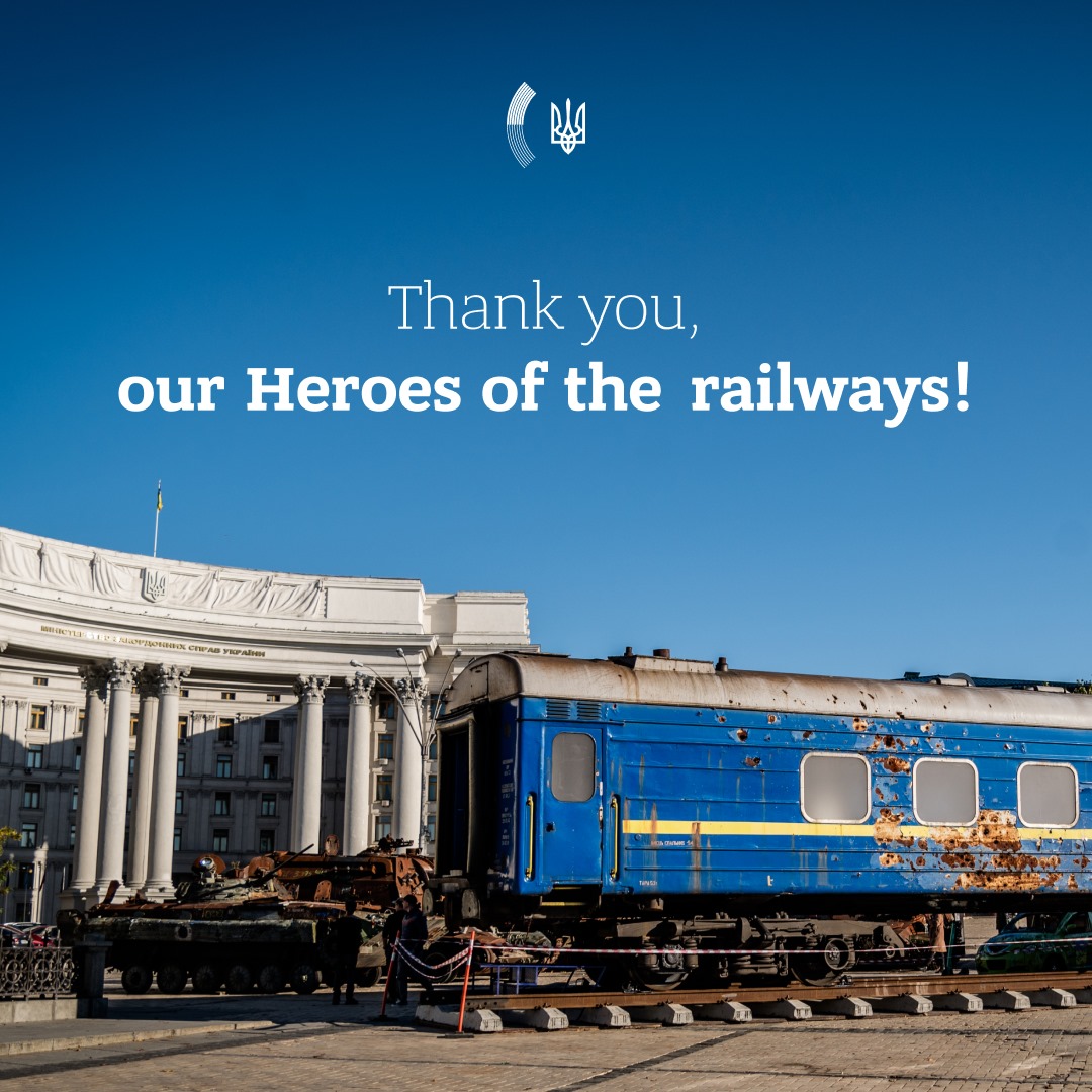 Ukraine’s Railway Workers Praised as Heroes on Railway Worker’s Day