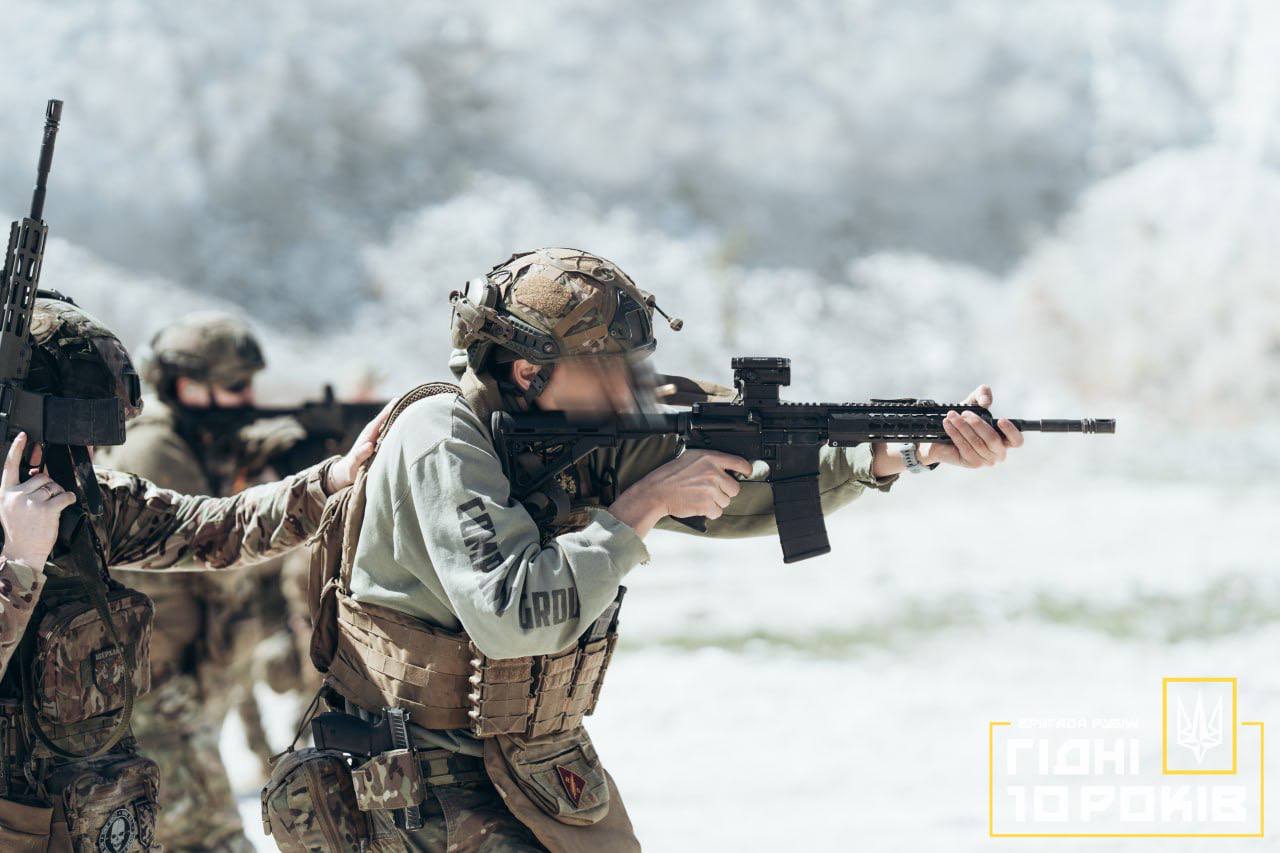 Rubizh Brigade conducts combat training