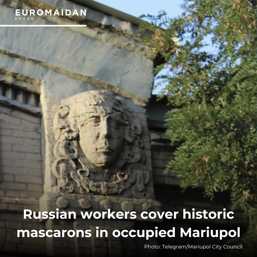 Russia damages historic Mariupol mascarons, sparking heritage concerns