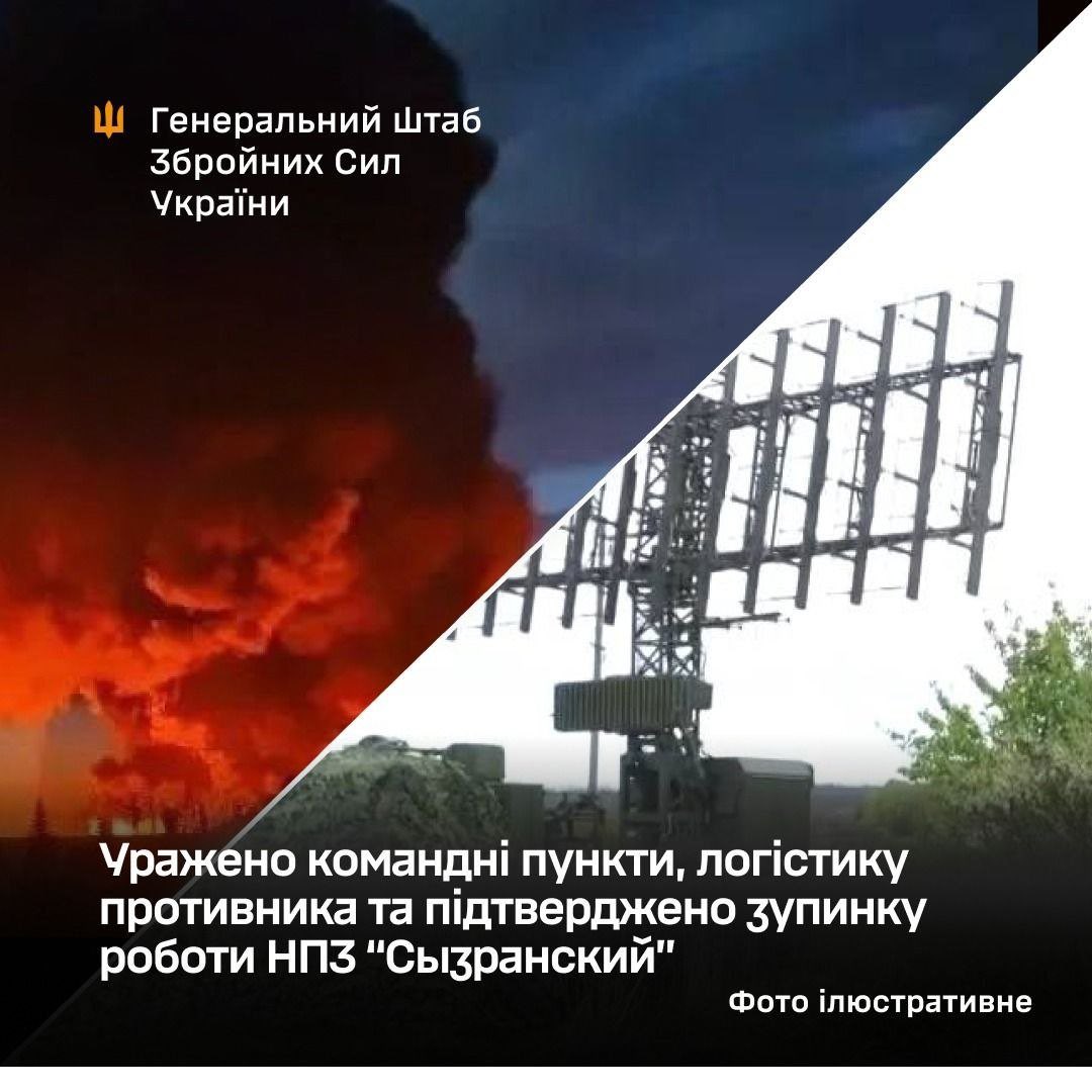Ukrainian defenders destroyed Russian command posts and targets