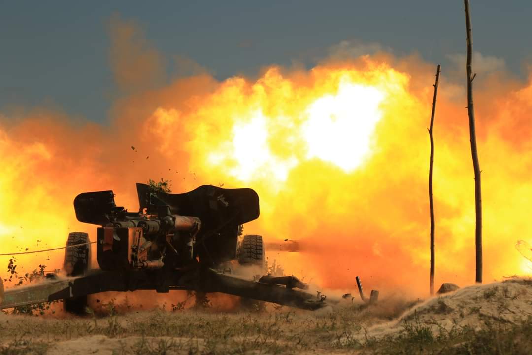 Artillery’s fiery storm destroys Russian armor