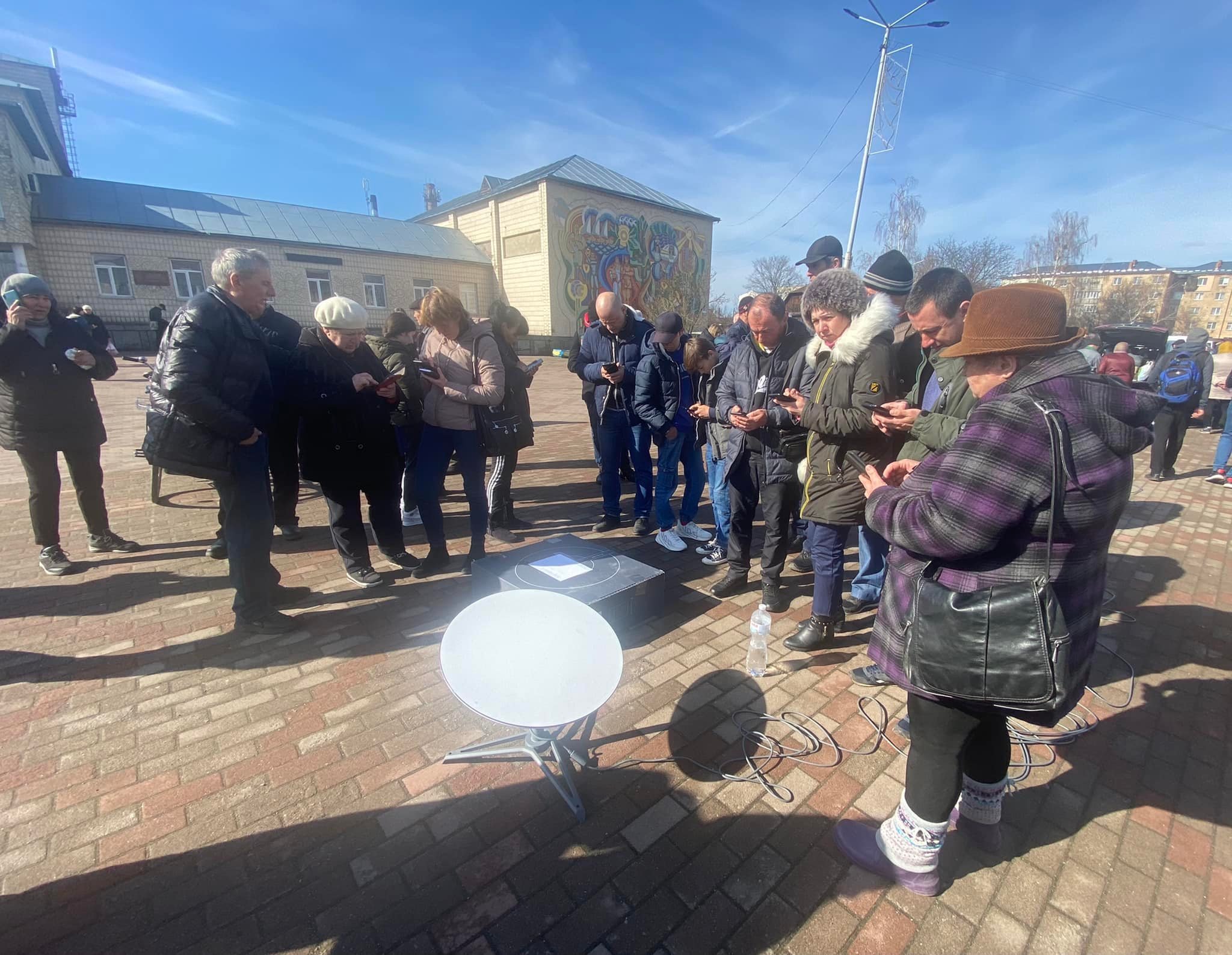 Starlink connects liberated Ivankiv residents to loved ones after weeks of isolation